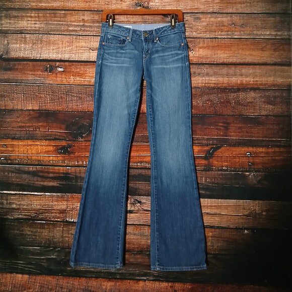 GAP 1969 Jeans Size 26 2 Sexy Boot Cut Low Rise Blue Denim '09 - Picture 2 of 9